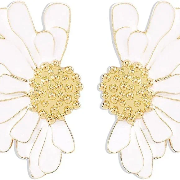 Magical Flower Statement Earrings - Picture 4 of 4